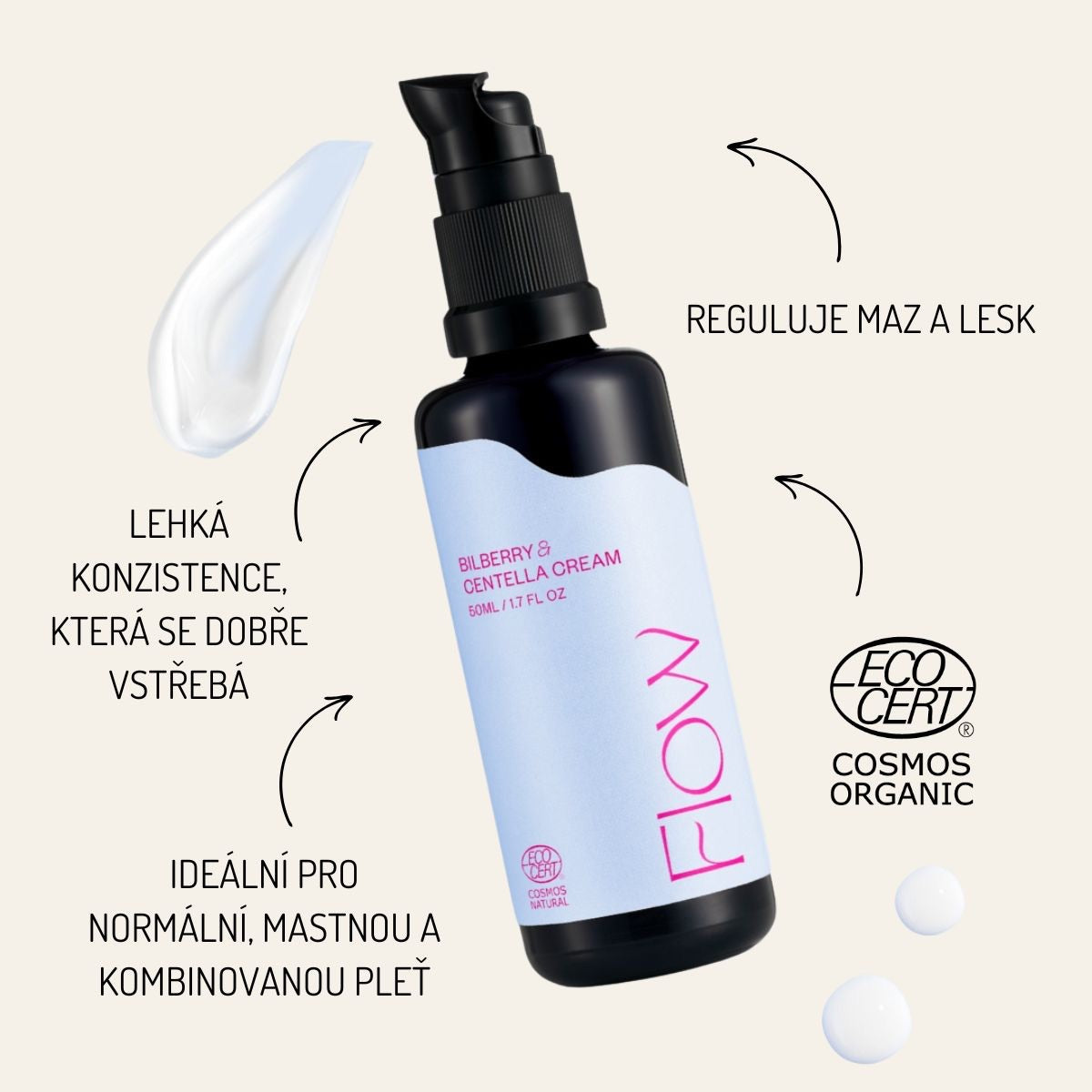 Hydratační krém s Centellou